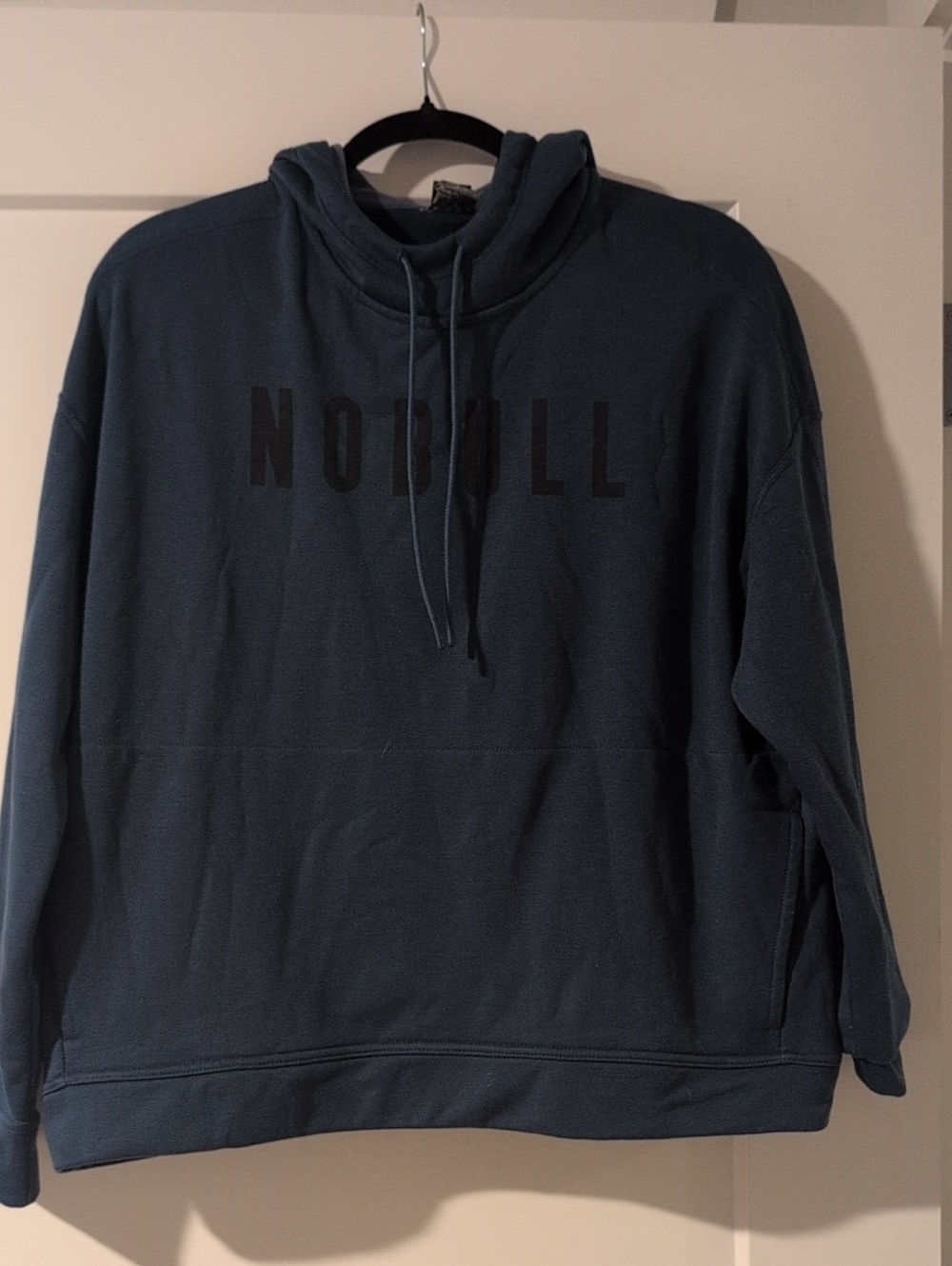 NOBULL Women's Dark Navy Crewneck Hoodie Sweatshirt